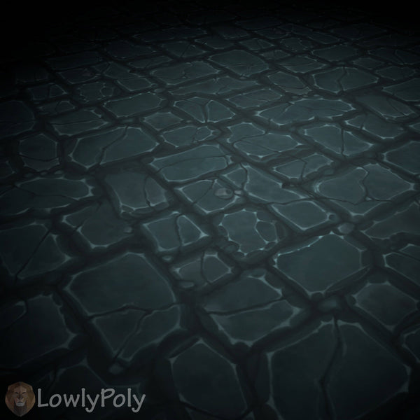 Stone Tile Vol.06 - Hand Painted Texture Pack - LowlyPoly