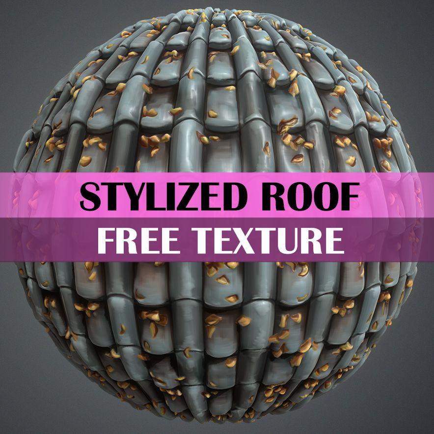 Stylized Roof Texture - LowlyPoly