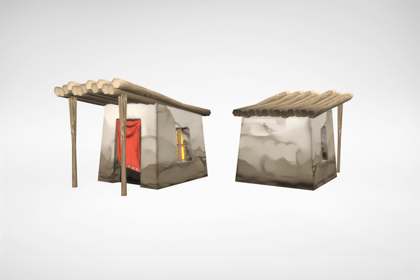 Egypt RTS Fantasy Buildings - LowlyPoly