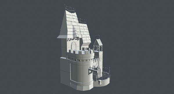 Stylized Castle - LowlyPoly