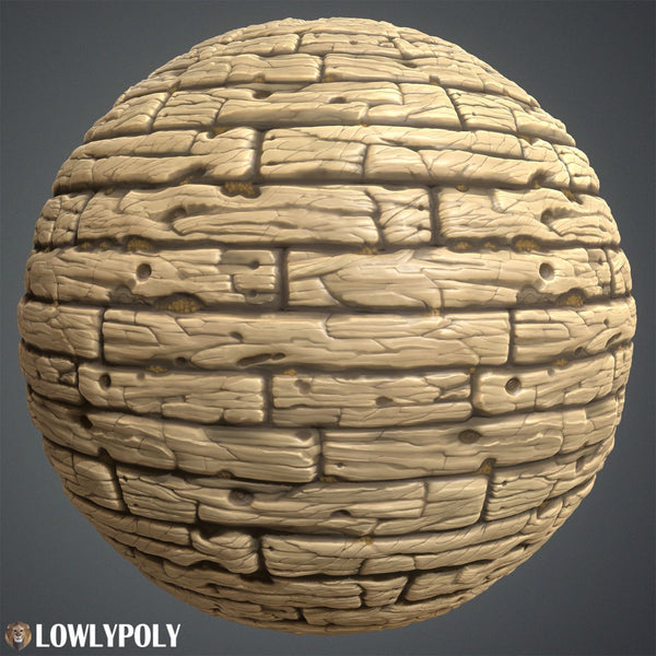 Stylized Wood Texture - LowlyPoly