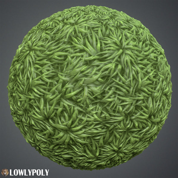 Grass Vol.17 - Hand Painted Texture Pack - LowlyPoly