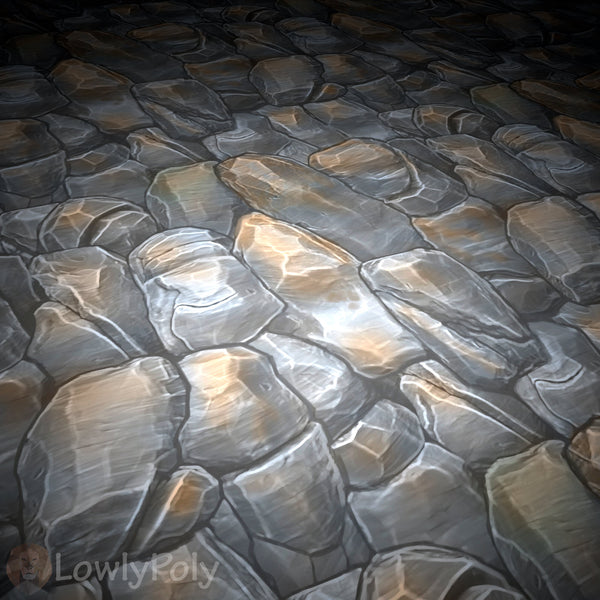 Rocks Vol.15 - Hand Painted Texture Pack - LowlyPoly