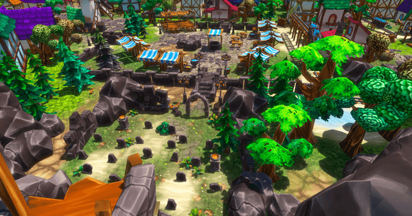 Stylized Fantasy Village