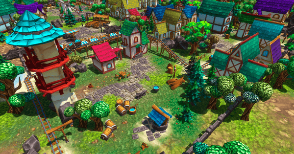 Stylized Fantasy Village