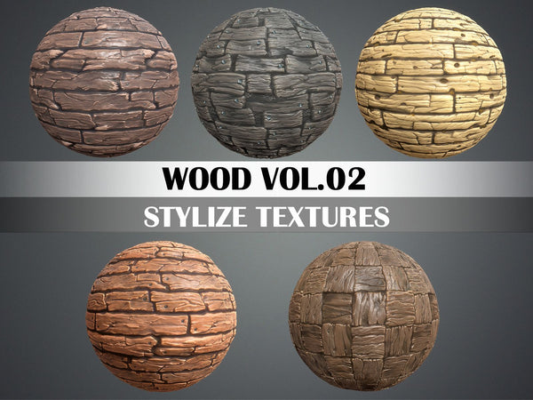 Stylized Texture Pack - VOL 1 - LowlyPoly