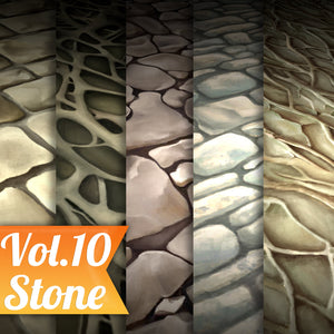 Stone Vol.10 - Hand Painted Texture Pack