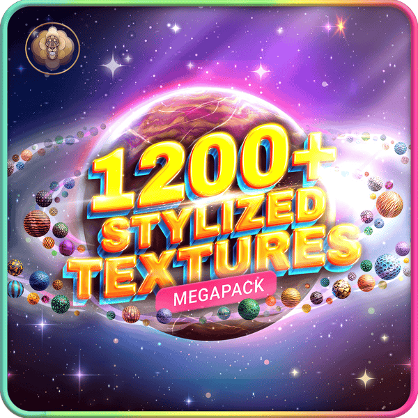 1200+ Stylized Textures - Megapack