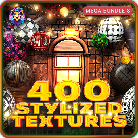 Mega Bundle 8 - 400+ Stylized Textures