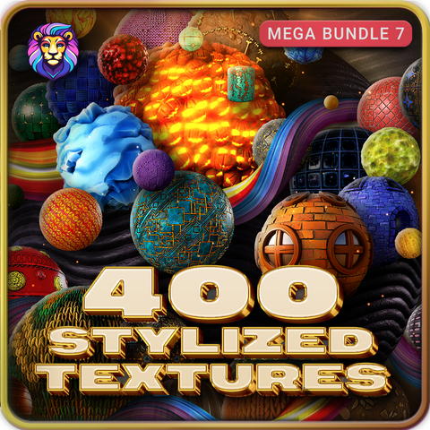 Mega Bundle 7 - 400+ Stylized Textures