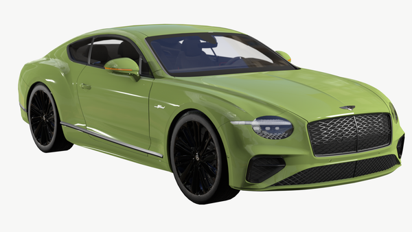 Bentley Continental GT 2024 Low-poly 3D model