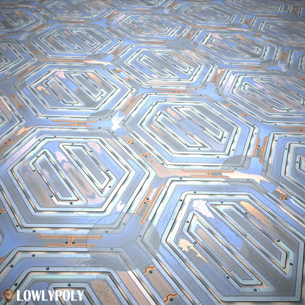 Scifi Vol.92 - Game PBR Textures - LowlyPoly