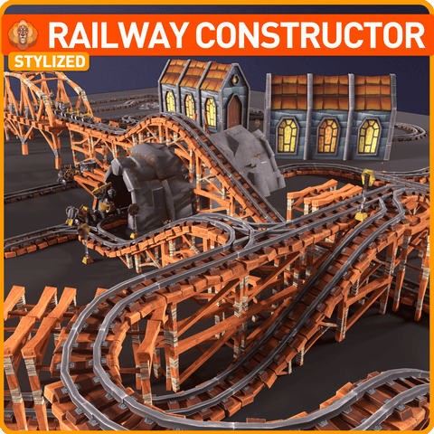 Stylized Railway Modular Constructor