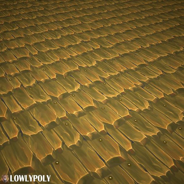 Roof Vol.51 - Game PBR Textures - LowlyPoly