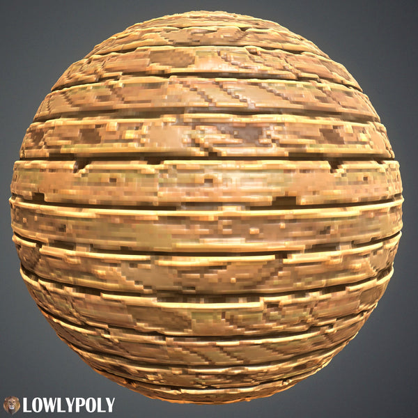 Pixel Vol.99 - Game PBR Textures - LowlyPoly