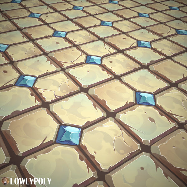 Tiles Vol.69 - Game PBR Textures - LowlyPoly