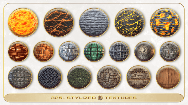 Mega Bundle 3 - 300+ Stylized Textures