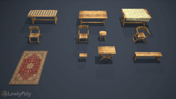 Medieval Furnitures