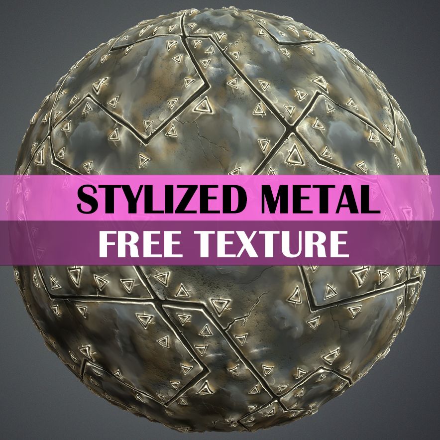 Stylized Metal Texture - LowlyPoly