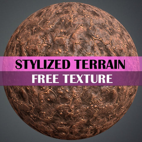 Stylized Terrain Texture - LowlyPoly