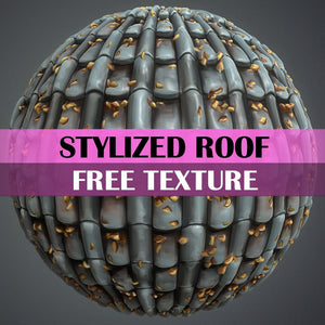 Stylized Roof Texture - LowlyPoly