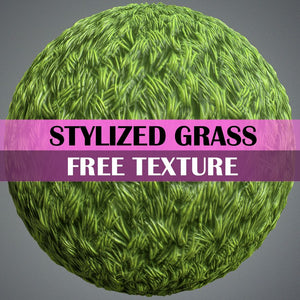 Hand Painted Grass Texture - LowlyPoly