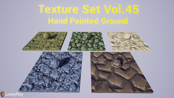Ground Vol.45 - Hand Painted Texture Pack - LowlyPoly