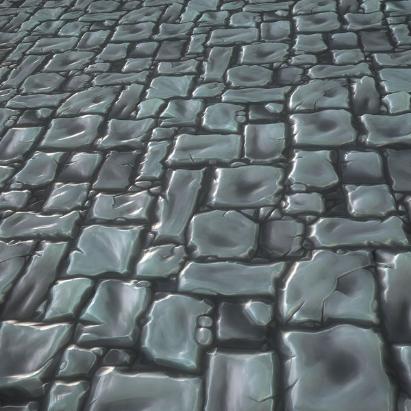 Hand Painted Stone Texture - LowlyPoly