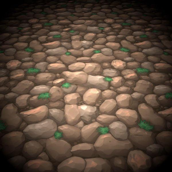 Rocks Vol.01  - Hand Painted Textures - LowlyPoly