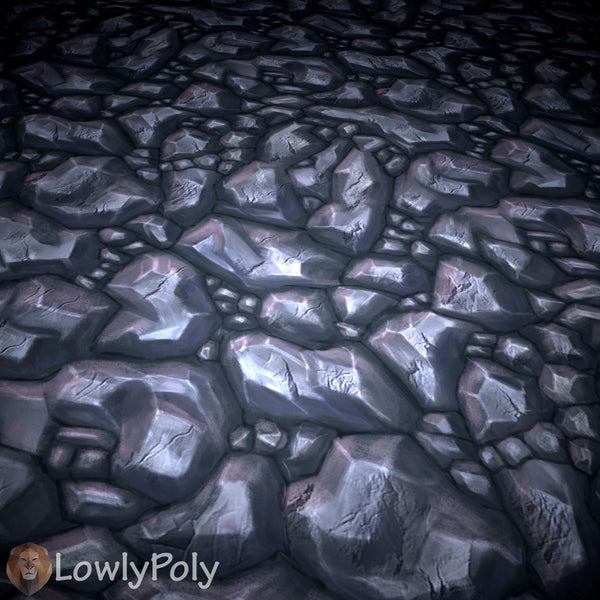 Rocks Vol.25 - Hand Painted Texture Pack - LowlyPoly