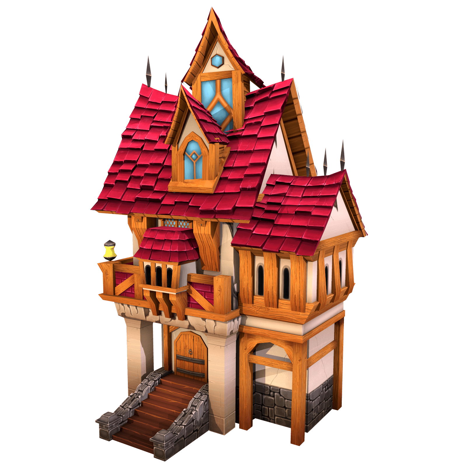 Stylized Old House - LowlyPoly