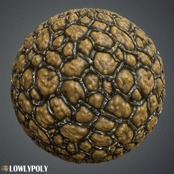 Stone Vol.31 - Hand Painted Texture - LowlyPoly