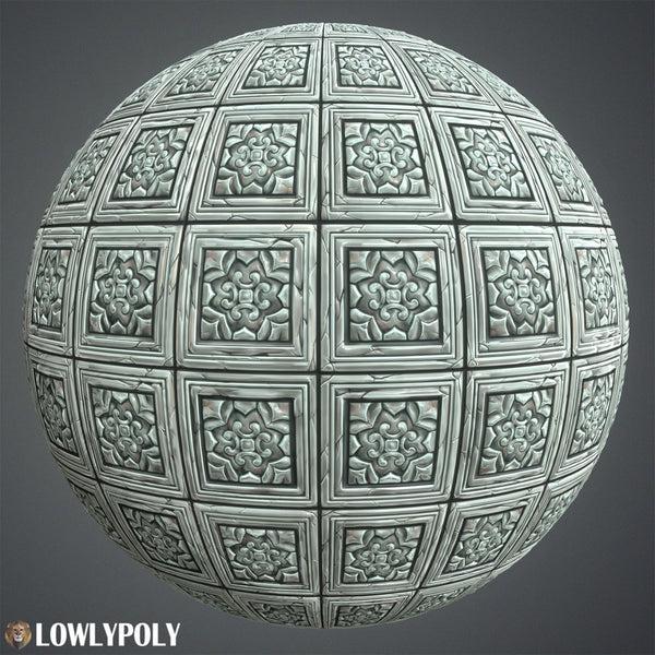 Stylized Tile Texture - LowlyPoly