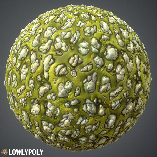 Ground Mix Vol.39 - Hand Painted Texture Pack - LowlyPoly