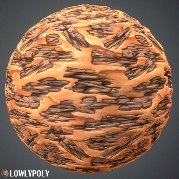Sand Vol.40 - Hand Painted Texture Pack - LowlyPoly