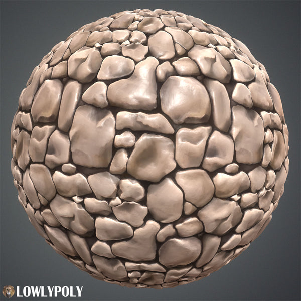 Stone Vol.10 - Hand Painted Texture Pack - LowlyPoly