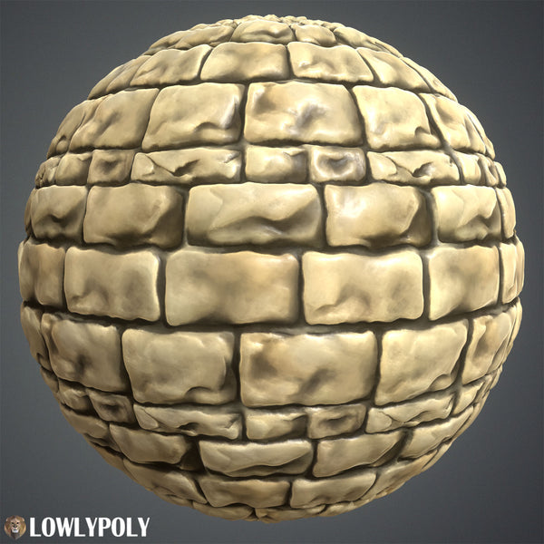 Stone Vol.10 - Hand Painted Texture Pack - LowlyPoly