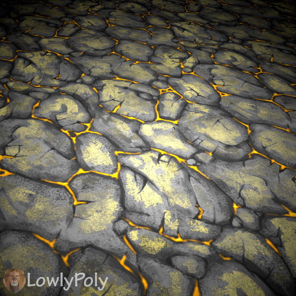 Rock Vol.27 - Hand Painted Texture - LowlyPoly
