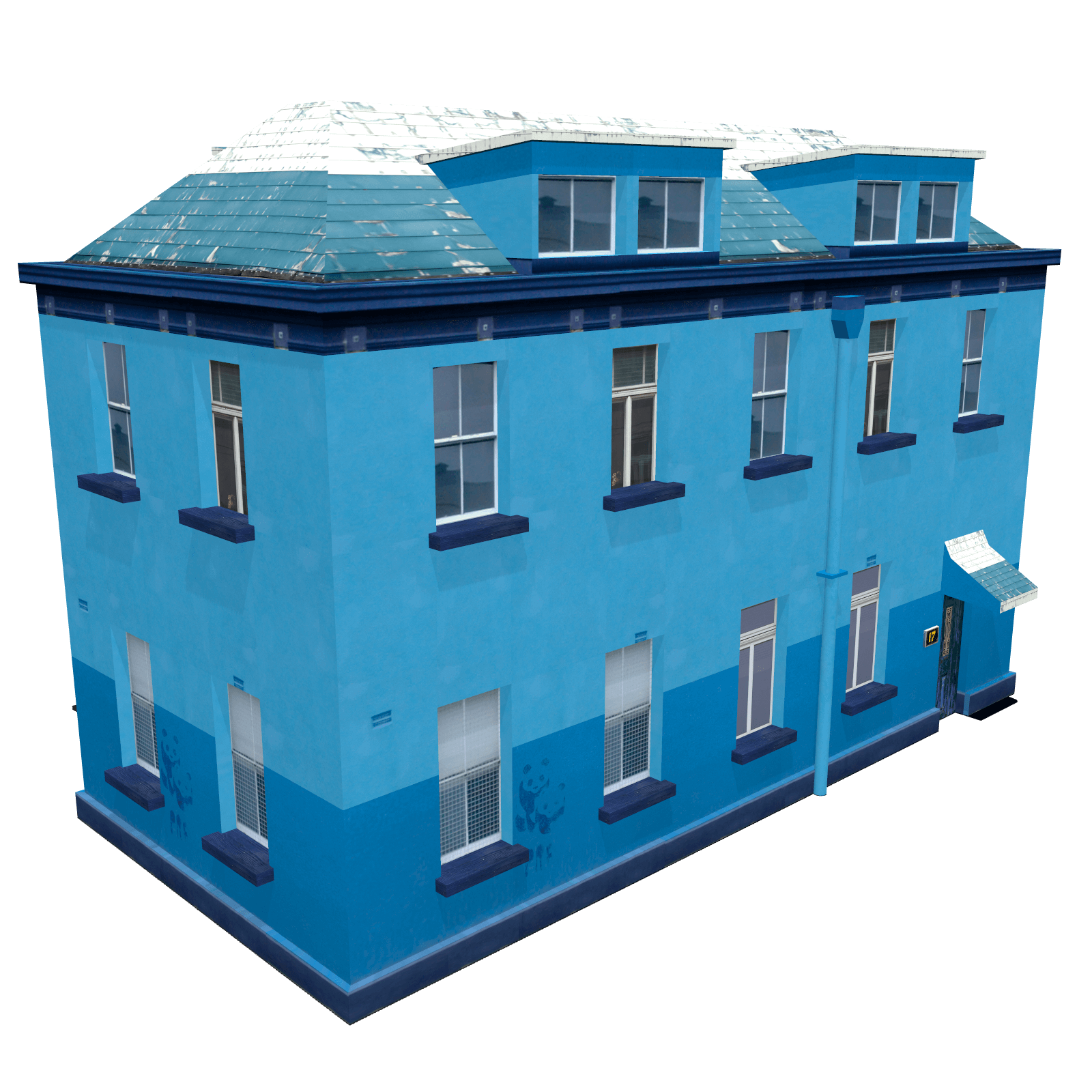 Realistic Building Apartment 2 - LowlyPoly