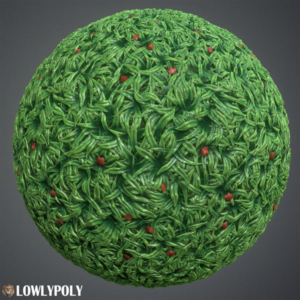 Grass Vol.17 - Hand Painted Texture Pack - LowlyPoly