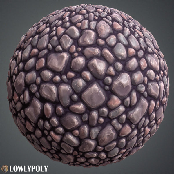 Ground Mix Vol.23 - Hand Painted Textures - LowlyPoly