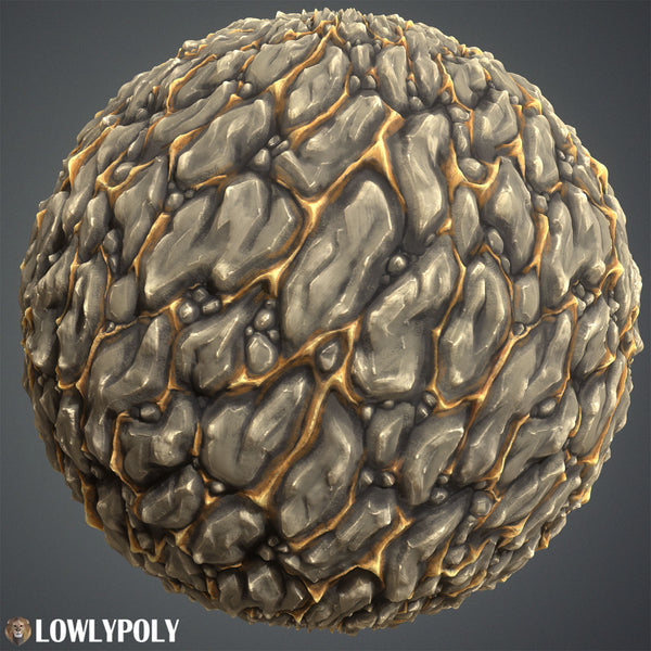 Rocks Vol.25 - Hand Painted Texture Pack - LowlyPoly