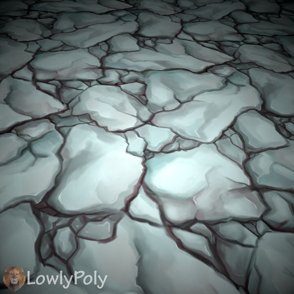 Cliffs Vol.29 - Hand Painted Texture - LowlyPoly