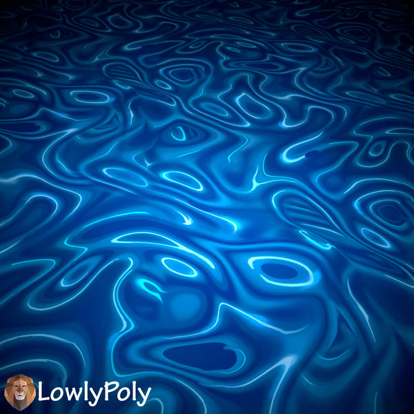 Water Vol.36 - Hand Painted Textures - LowlyPoly