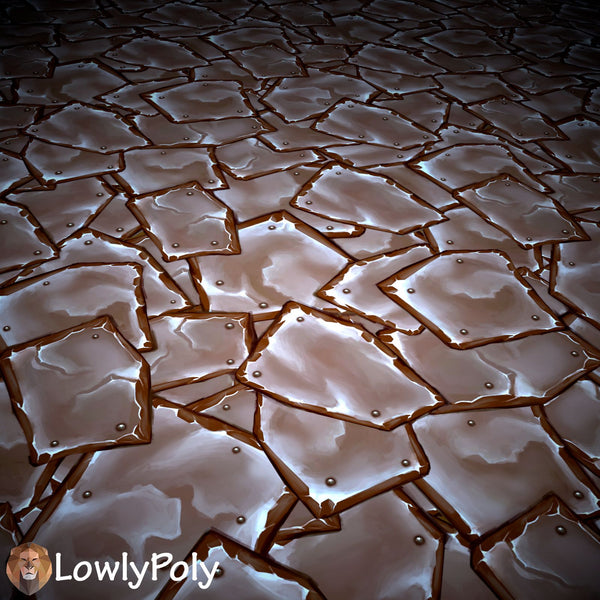 Tiles Vol.37 - Hand Painted Textures - LowlyPoly