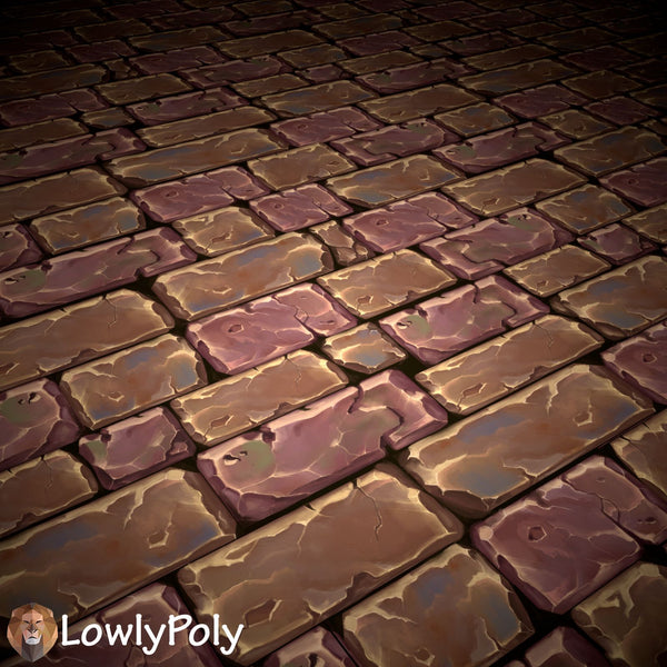 Mix Vol.38 - Hand Painted Textures - LowlyPoly