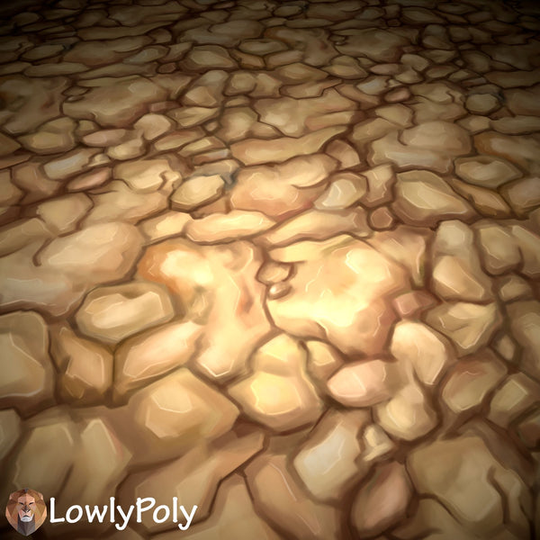 Ground Mix Vol.39 - Hand Painted Texture Pack - LowlyPoly
