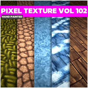 Pixel Vol.102- Game PBR Textures - LowlyPoly
