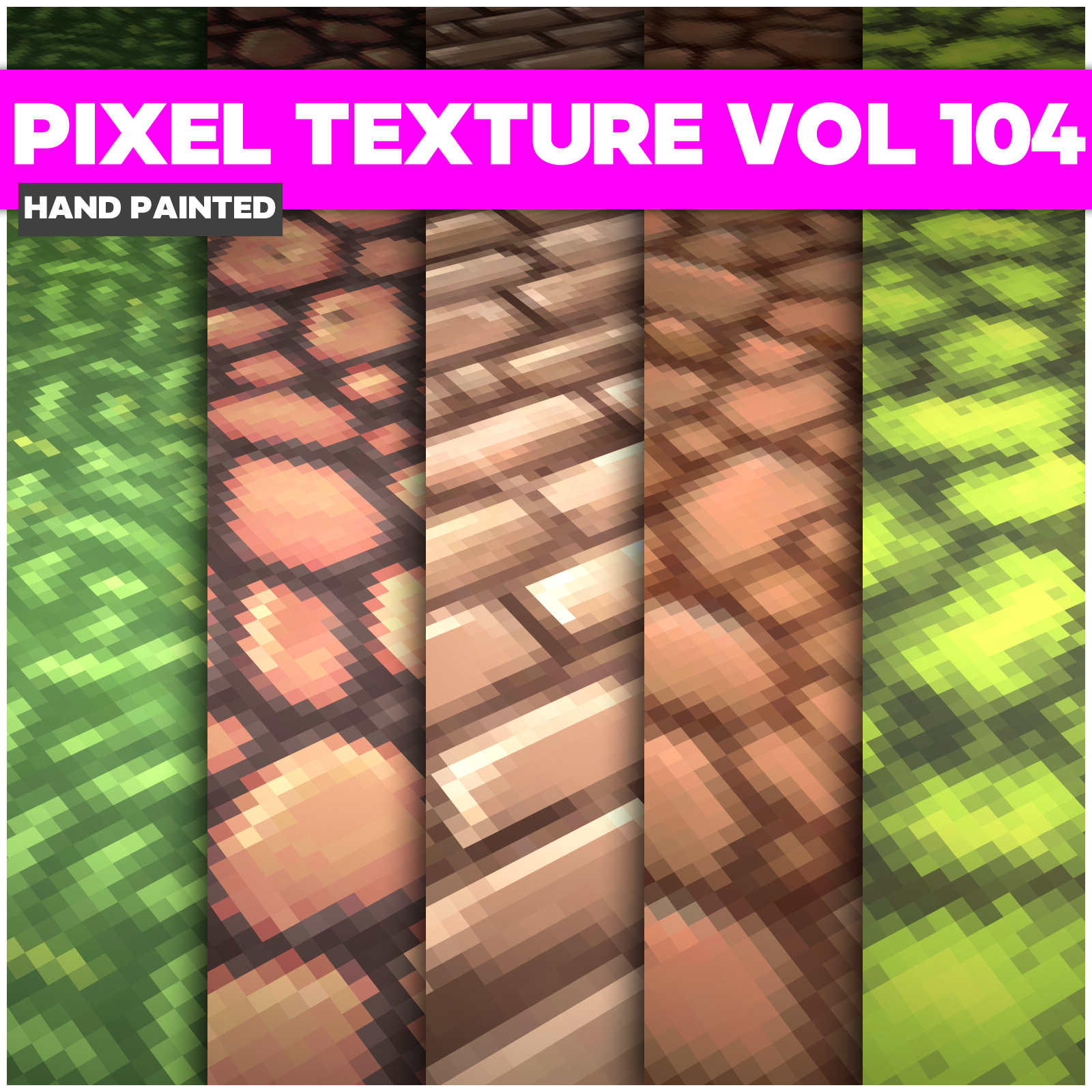 Pixel Vol.104 - Game PBR Textures - LowlyPoly