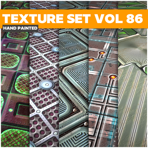 Scifi Vol.86 - Game PBR Textures - LowlyPoly